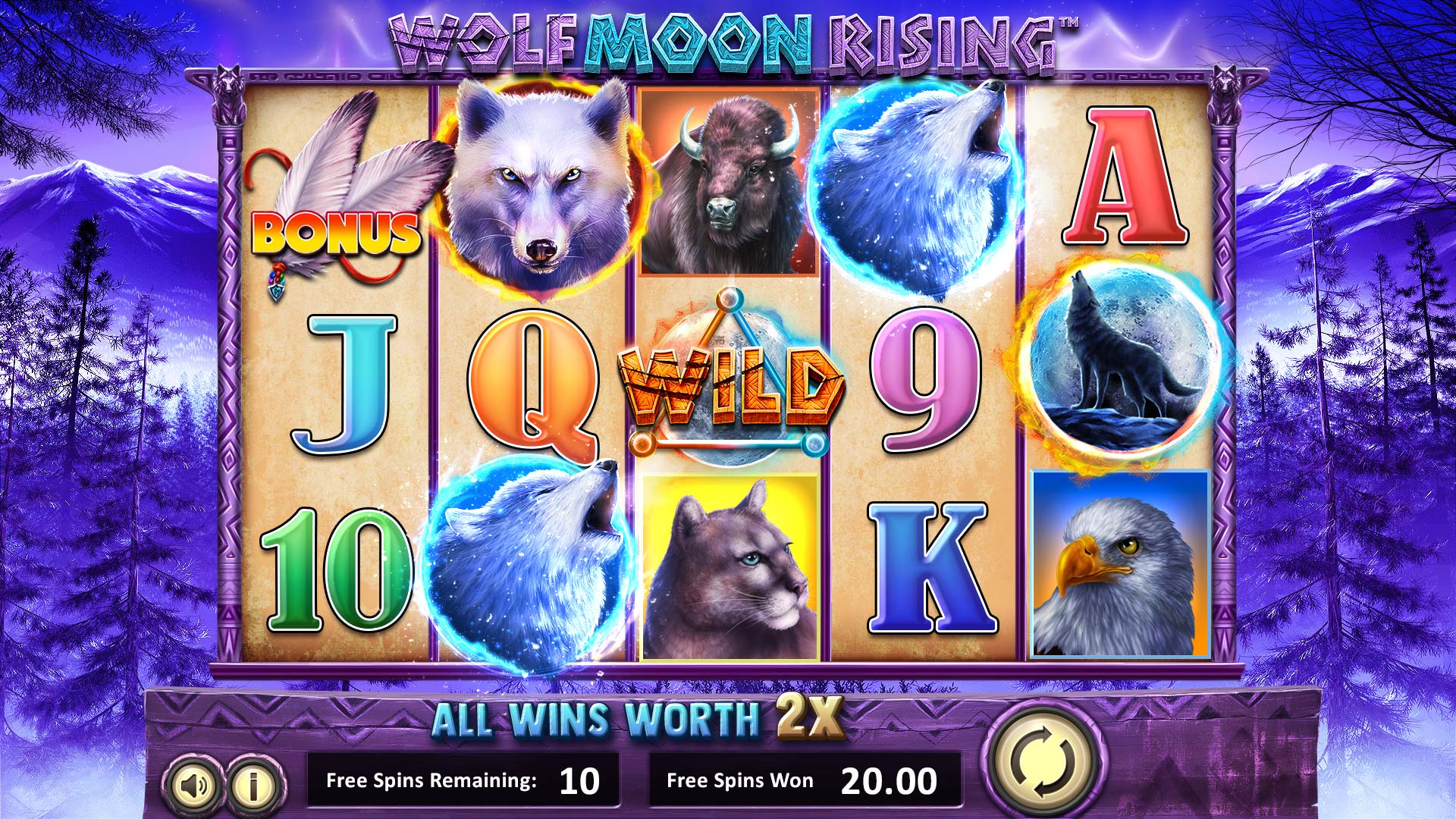     Wolf Moon Rising  Betsoft   1xBet